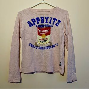 LISTEN HEARTBEAT Vintage Long Sleeve Tee Japan